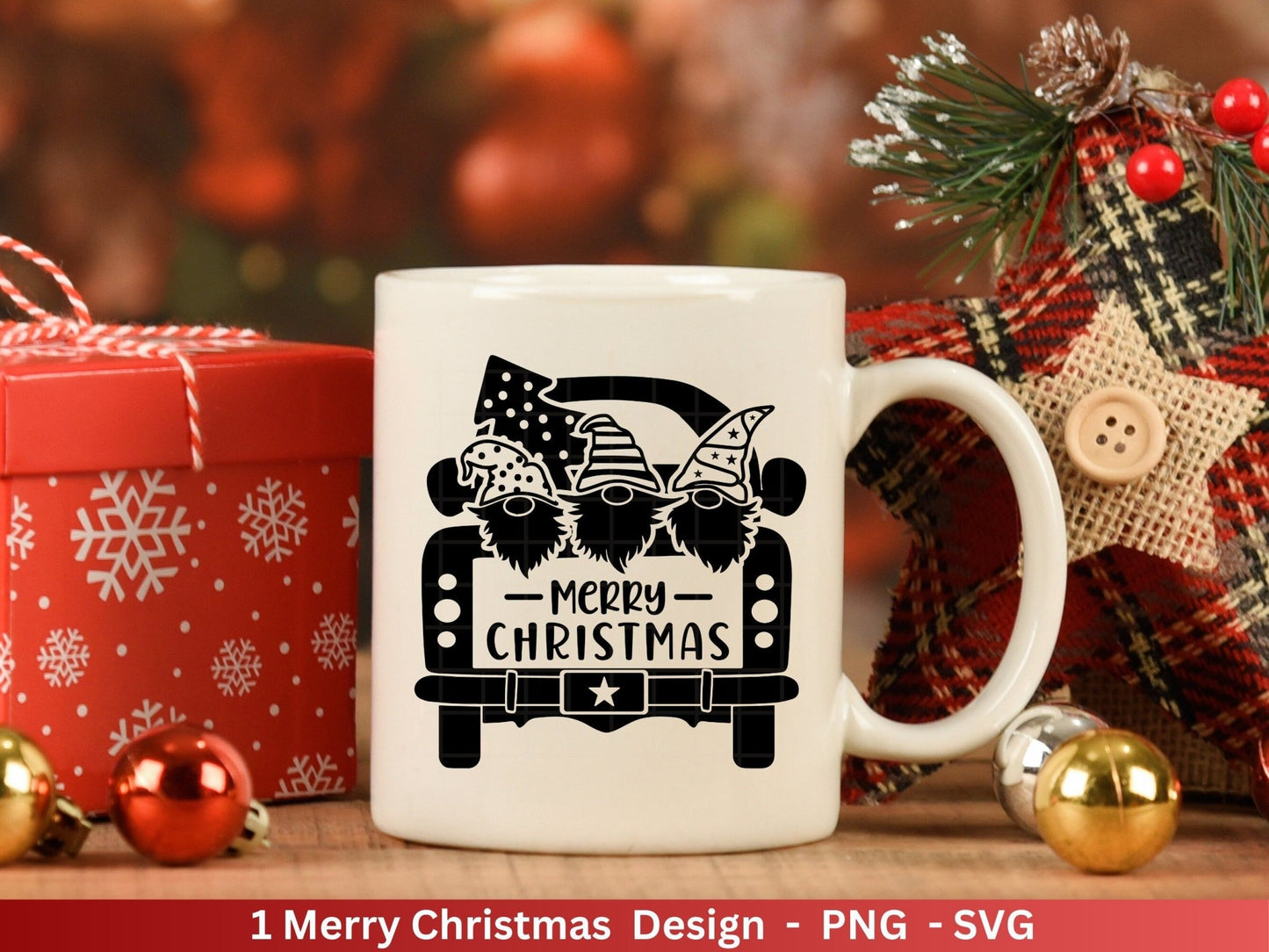 Weihnachten Plotterdatei Svg Png - Plotterdatei Weihnachten Auto - Schriftzüge Weihnachten - Silhouette Cricut Merry Christmas Design - EmidaDesign