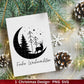 Weihnachten Plotterdatei Svg Png - Plotterdatei Weihnachten Mond - Schriftzüge Weihnachten deutsch - Silhouette Cricut Download - Tannebaum - EmidaDesign