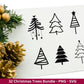 Weihnachtsbaum Plotterdateien Svg - Weihnachten Monogramm Vinyl Laserdatei - Weihnachten Svg - Tannenbaum Clipart - Weihnachten Svg - EmidaDesign