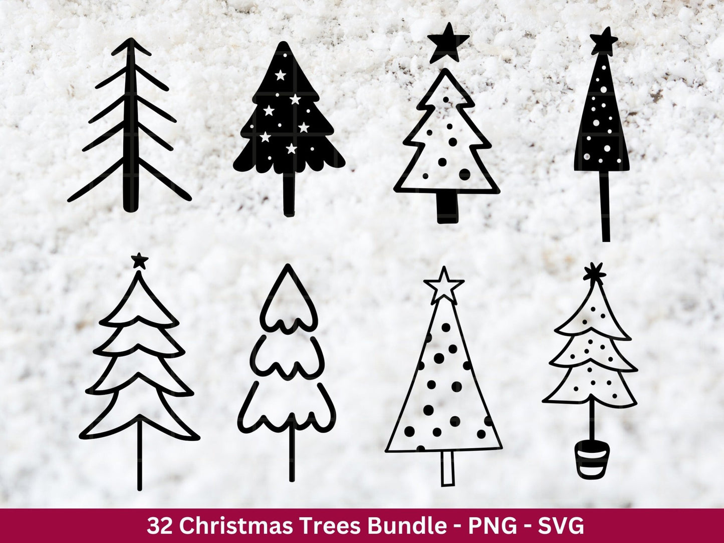 Weihnachtsbaum Plotterdateien Svg - Weihnachten Monogramm Vinyl Laserdatei - Weihnachten Svg - Tannenbaum Clipart - Weihnachten Svg - EmidaDesign