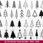 Weihnachtsbaum Plotterdateien Svg - Weihnachten Monogramm Vinyl Laserdatei - Weihnachten Svg - Tannenbaum Clipart - Weihnachten Svg - EmidaDesign