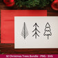 Weihnachtsbaum Plotterdateien Svg - Weihnachten Monogramm Vinyl Laserdatei - Weihnachten Svg - Tannenbaum Clipart - Weihnachten Svg - EmidaDesign