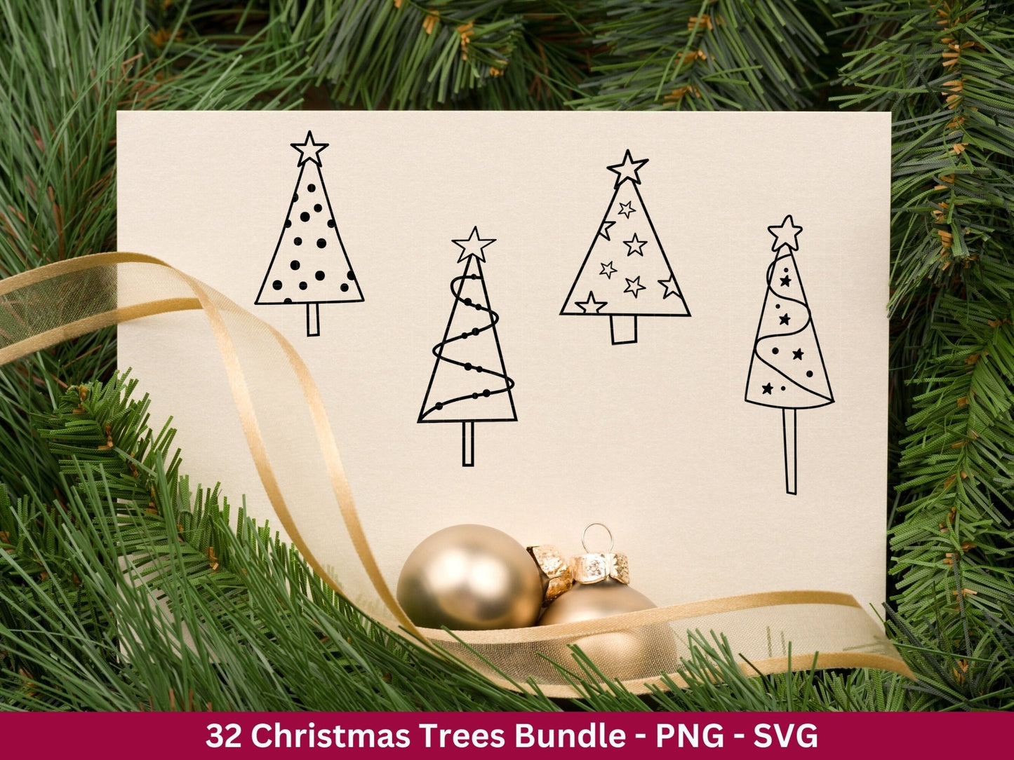 Weihnachtsbaum Plotterdateien Svg - Weihnachten Monogramm Vinyl Laserdatei - Weihnachten Svg - Tannenbaum Clipart - Weihnachten Svg - EmidaDesign